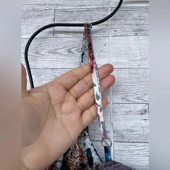 SUKISO WOMEN'S JULIET HIGH TO LOW DRESS IN RAINBOW SNAKESKIN LARGE - Picture 11 of 14